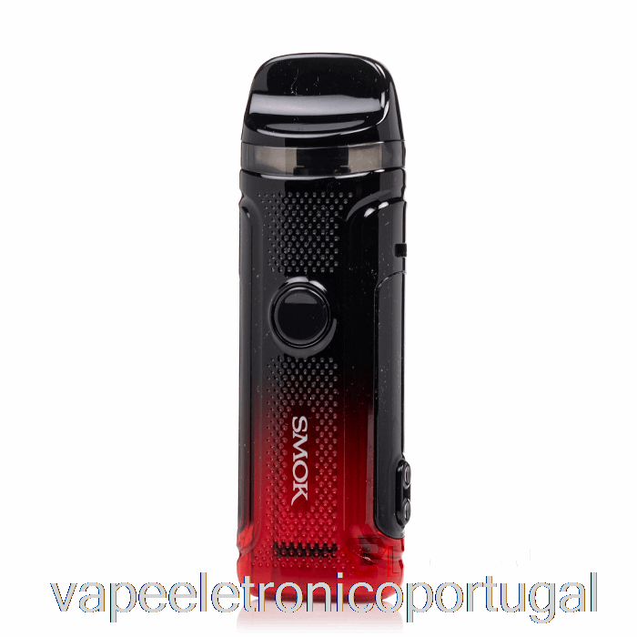 Vape Eletrônico Smok Nord C 50w Pod Kit Transparente Vermelho
